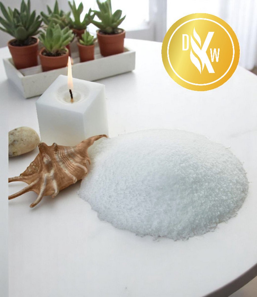 Kaarswinkel - Paraffine | 1 kg | Kaarsenwas voor vrijstaande kaarsen | Zelf kaarsen maken | Fijne korrels | A1 Kwaliteit | Laag oliegehalte < 0,4 % | | Paraffin wax | Kaarsen | Kaarsenwas | De Kaarswinkel